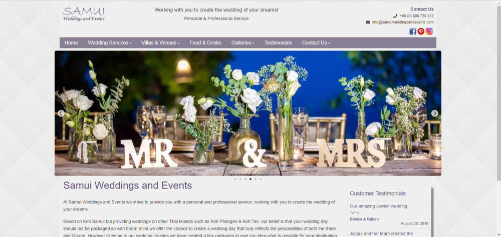 Samui Weddings & Events
